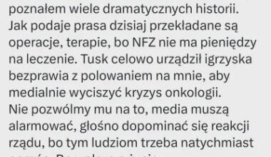 Dziś zamiast prześmiewczego walecznego Ziobry wylosował się Ziobro onkologiczny