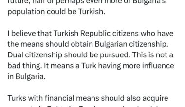 one of Turkey’s main influencers calls for the colonisation of Bulgaria following Montenegro crisis