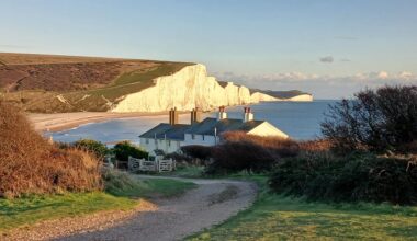The Seven Sisters, East Sussex, yesterday. TIL there are actually eight of them.