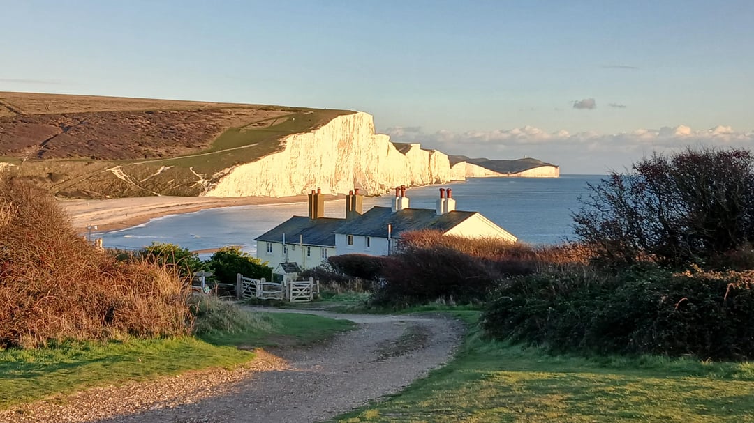 The Seven Sisters, East Sussex, yesterday. TIL there are actually eight of them.
