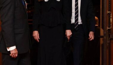 British royals arrivefor the Festival of Remembrance at Royal Albert Hall.
