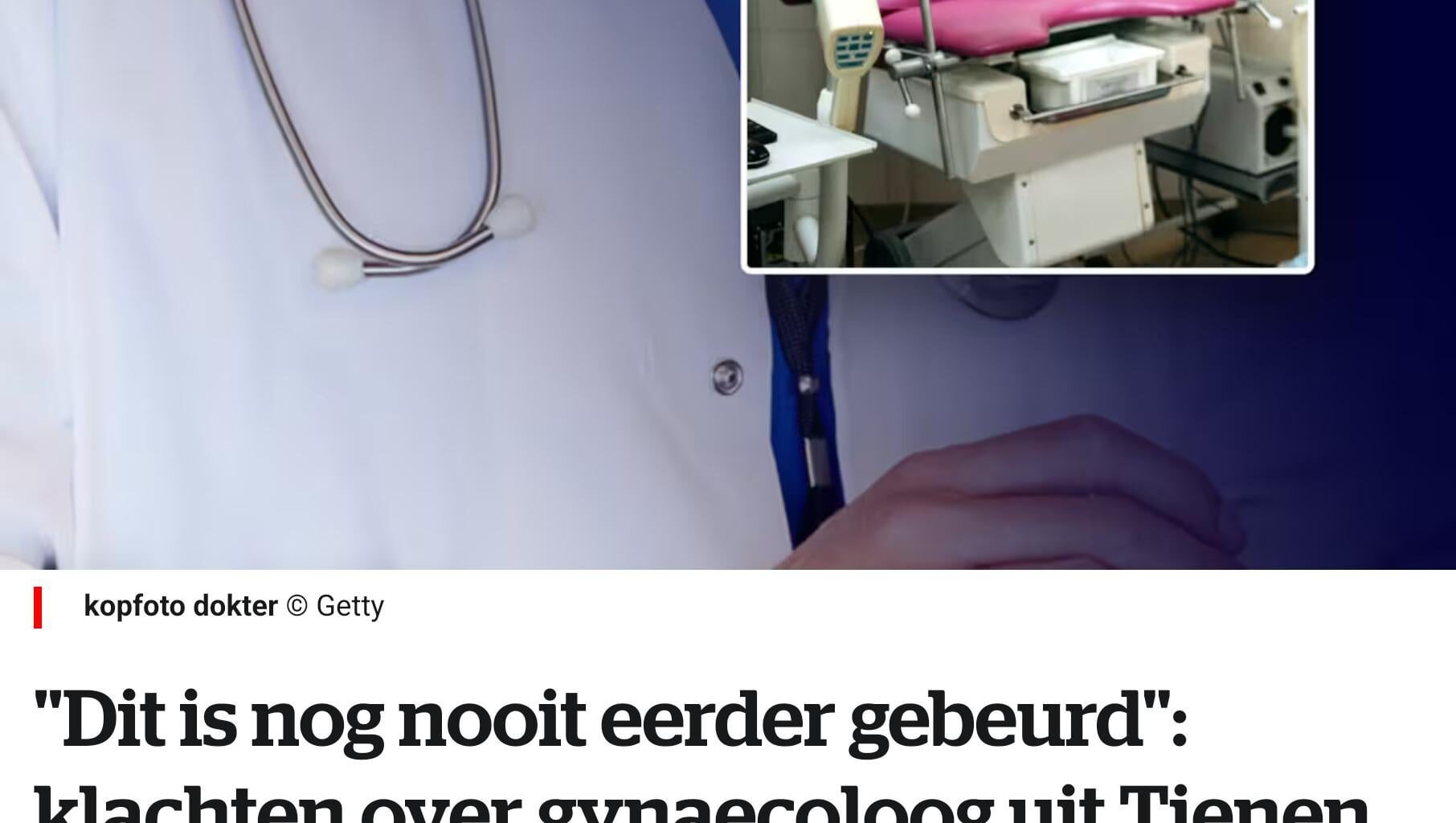 Klachten over gynaecoloog uit Tienen blijven binnenstromen, meldpunt opent derde telefoonlijn