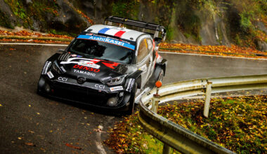 Sebastien Ogier masters the rain in Japan.