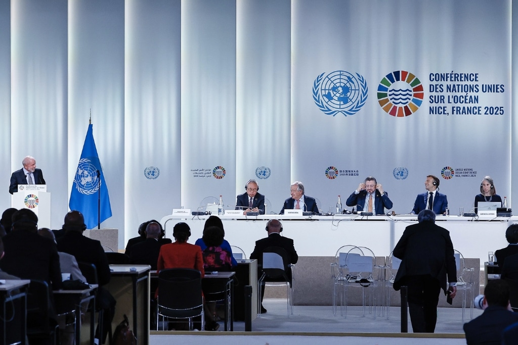 Opening session of the Third United Nations Ocean Conference in Nice, June 2025.