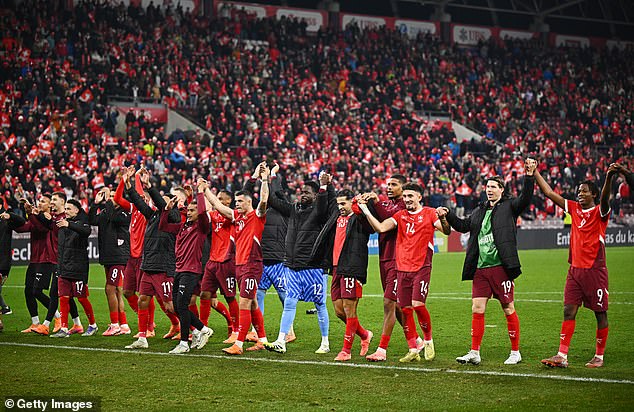 Potter told his side to make sure they replicated Switzerland's celebrations after the play-offs
