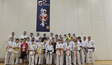 Spotkanie profilaktyczne policjantów z Klubem Karate Kyokushin w Końskich - Aktualności