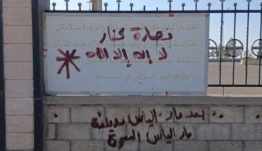 Threatening messages left at two churches in Syria 