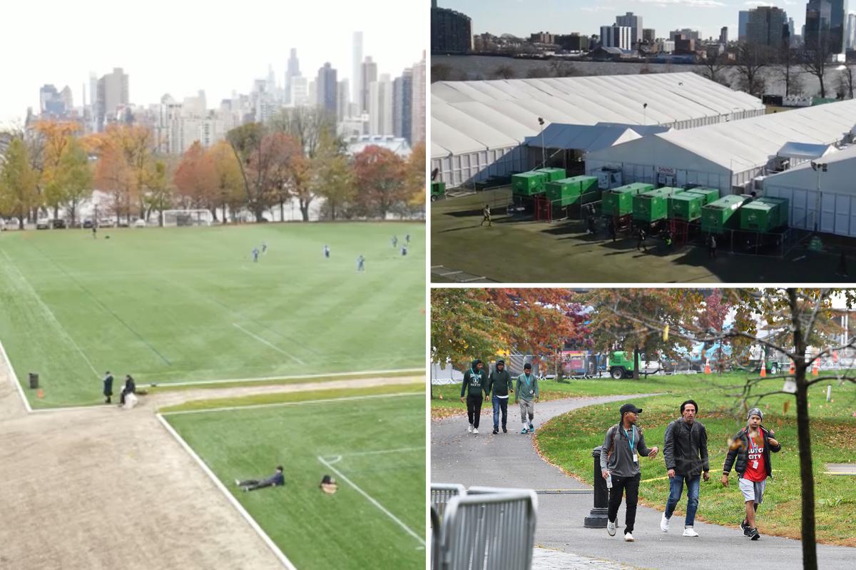Randall's Island fields restored, reopened following use as migrant tent city