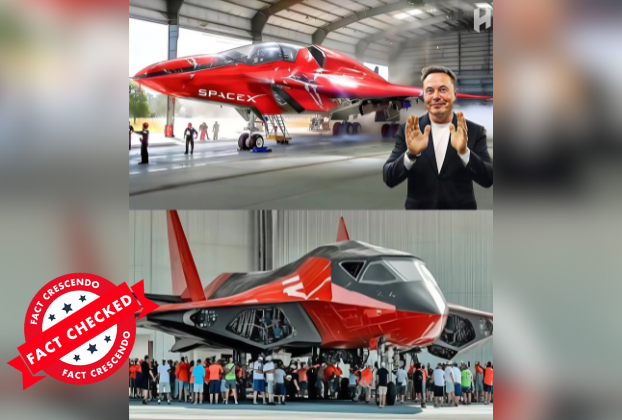 Elon Musk Did Not Reveal a "StarJet" Supersonic Space Plane - Fact Crescendo Sri Lanka English