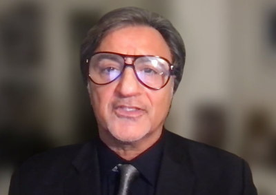 Nuri Kino, investigative journalist and A Demand for Action founder, speaks during the U.S. Commission on International Religious Freedom's virtual hearing about Syria on Nov. 13, 2025. 