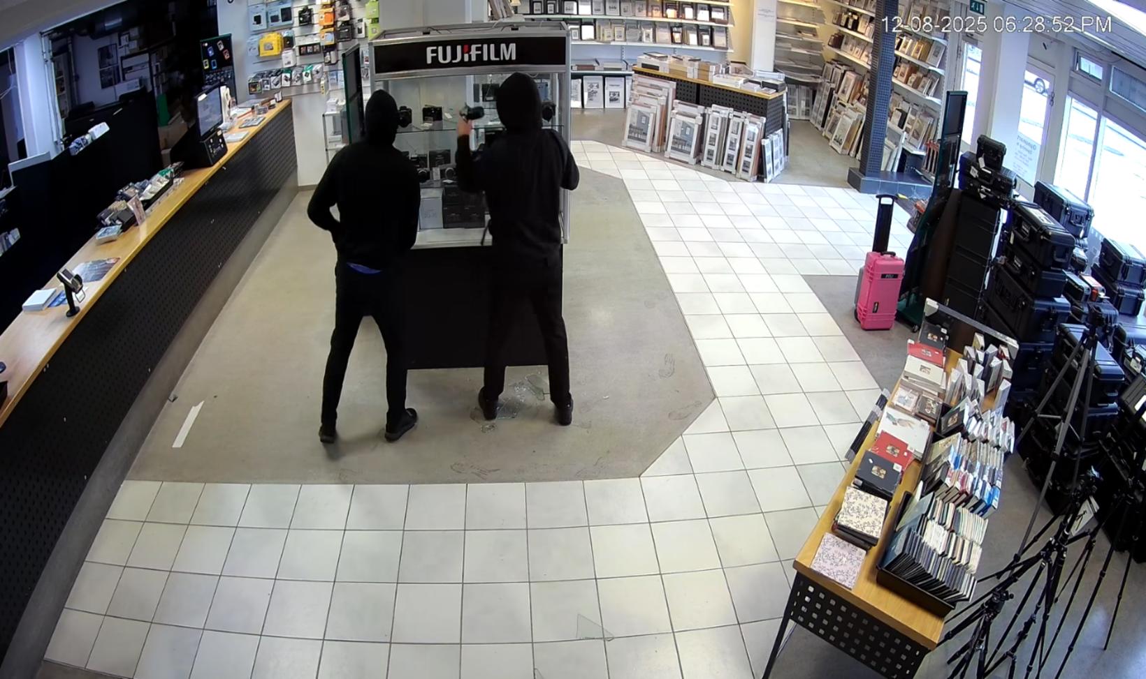 The cameras were stolen from the store in August.