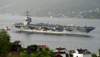 US aircraft carrier nears Venezuela in flex of American military power