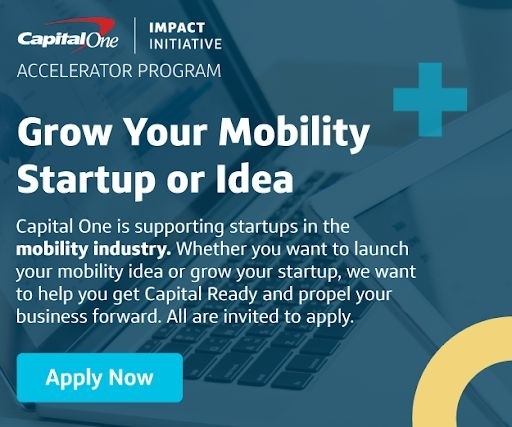 Call For Applications: Capital One Auto Mobility Accelerator Program 2026