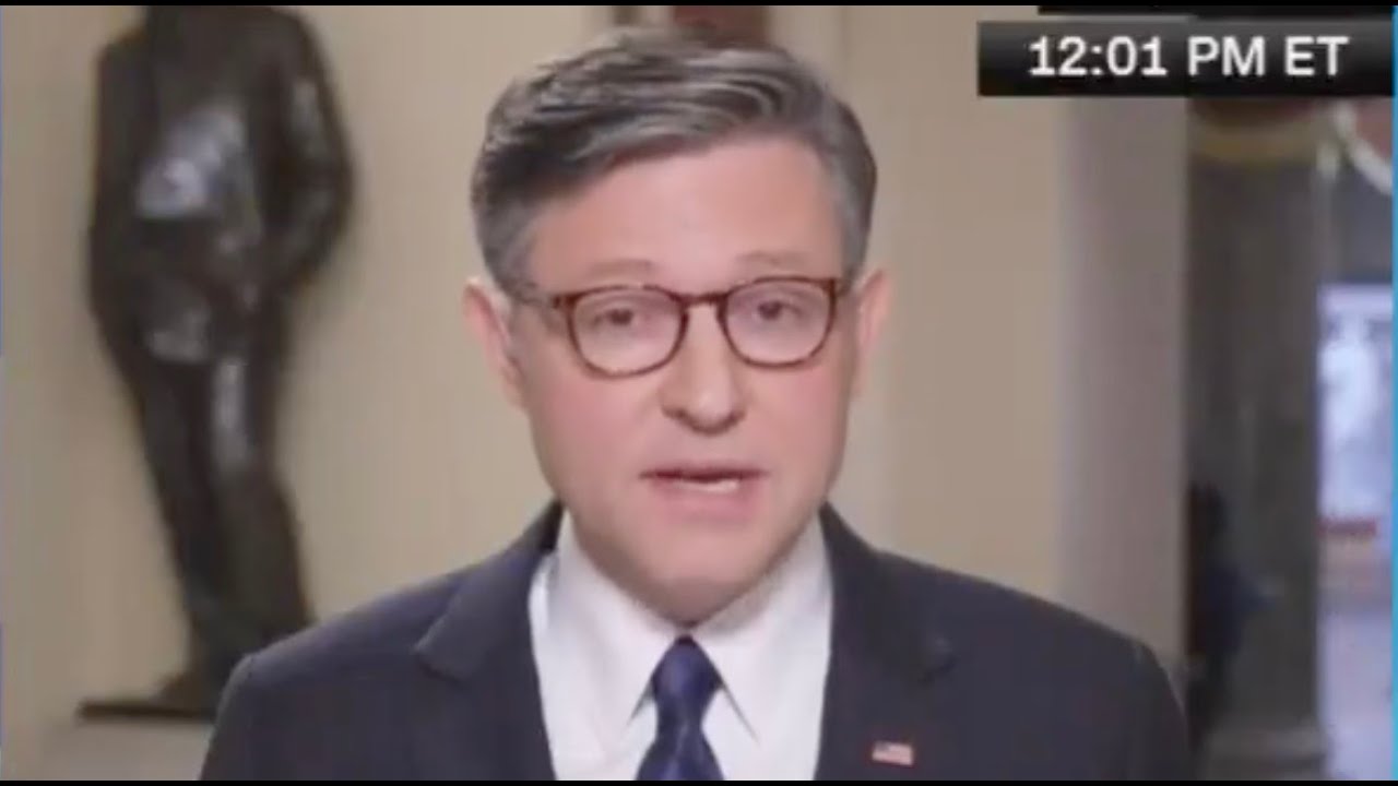 Mike Johnson descends into PUBLIC PANIC as walls close in