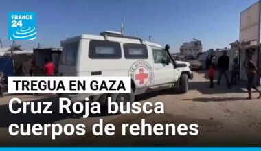La Cruz Roja ayudará en la búsqueda de cuerpos de rehenes en la Franja de Gaza