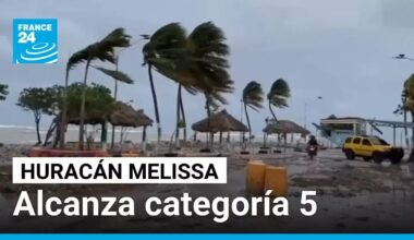 Huracán Melissa, categoría 5, impactará Jamaica y el sur de Cuba