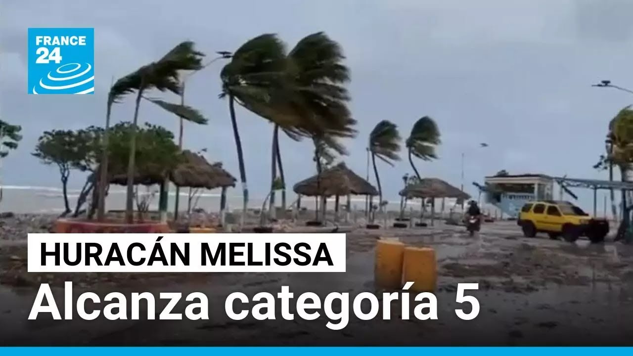 Huracán Melissa, categoría 5, impactará Jamaica y el sur de Cuba