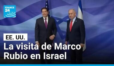 Marco Rubio en Israel: el secretario de Estado de EE. UU. rechaza anexión israelí de Cisjordania