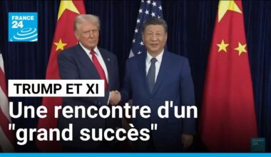 Donald Trump qualifie de "grand succès" sa rencontre avec Xi Jinping • FRANCE 24
