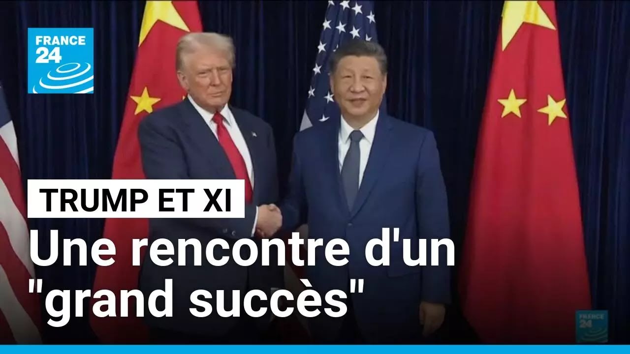 Donald Trump qualifie de "grand succès" sa rencontre avec Xi Jinping • FRANCE 24