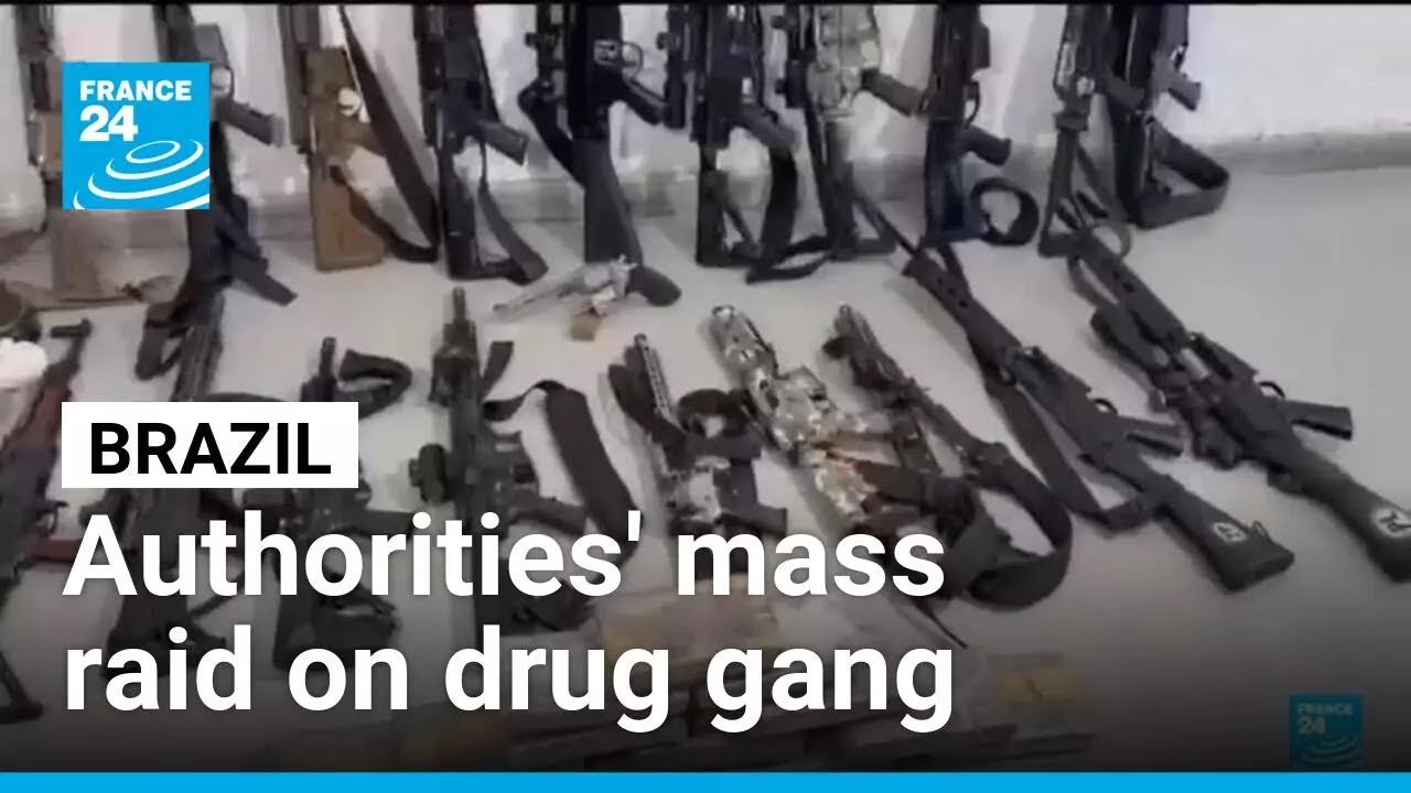 Controversial Brazilian raid on Rio gang leaves at least 64 people dead • FRANCE 24 English