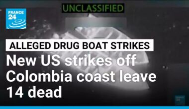 US launches strikes on alleged drug-running boats off Colombia, killing 14 • FRANCE 24 English