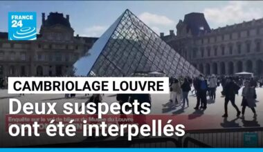 Cambriolage du Louvre : deux suspects ont été interpellés • FRANCE 24