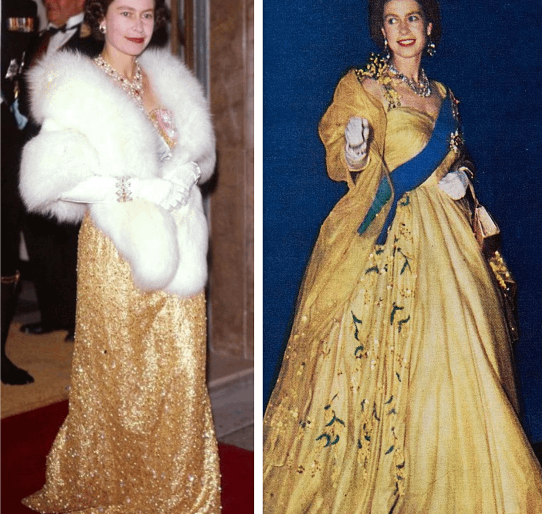 Best shining-in-gold power look from a royal?