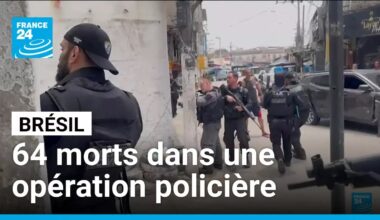 Scènes de guerre à Rio : 64 morts dans son opération policière la plus meurtrière • FRANCE 24