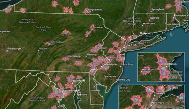 Wegmans’ Geographic Reach Visualized [OC]