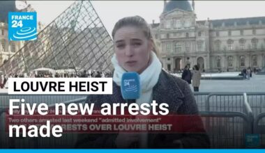 Five new arrests made in Louvre heist after first two charged • FRANCE 24 English