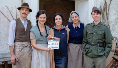 Andrina Mračnikar shooting historical drama Mila/Marija
