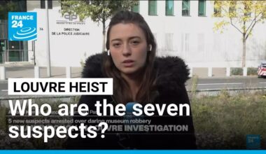 Louvre heist: Who are the seven suspects arrested by police? • FRANCE 24 English