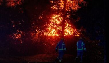 Firefighters tackling large blaze in north Belfast