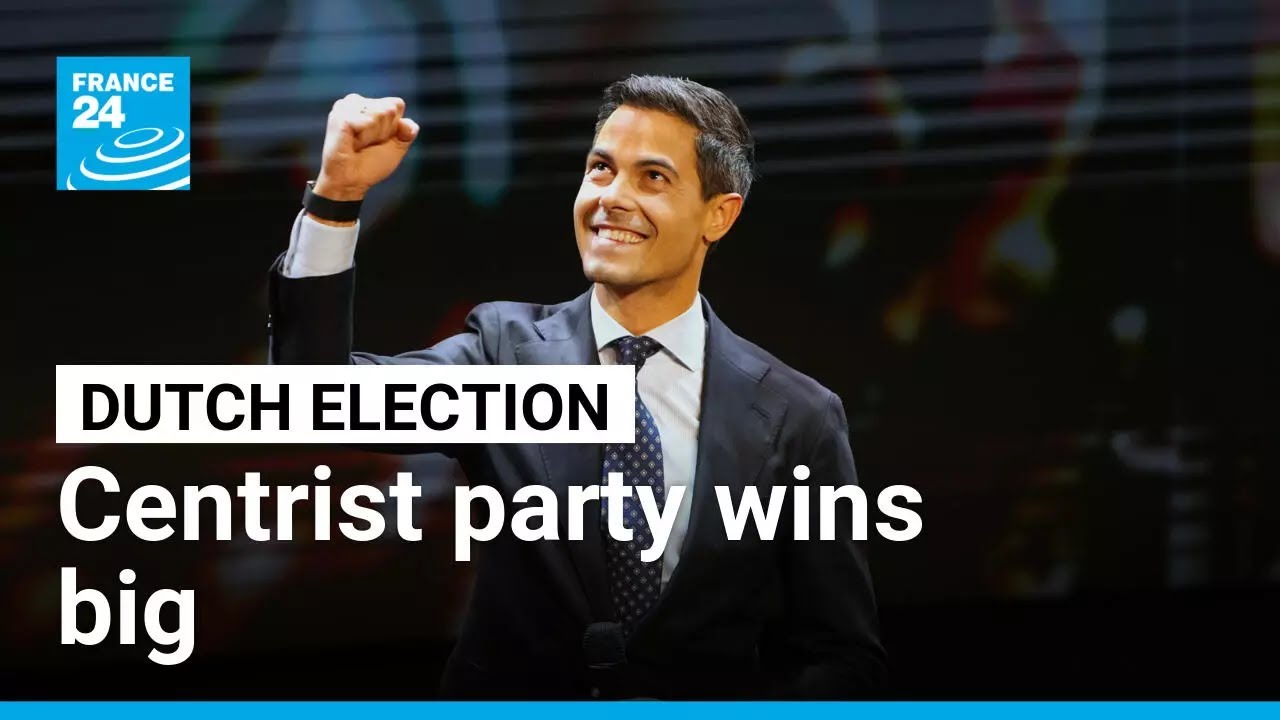 Dutch centrist D66 party wins big in election as far right loses support • FRANCE 24 English