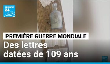 Un message de la première guerre mondiale retrouvé • FRANCE 24