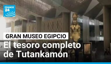 El Gran Museo Egipcio abre sus puertas: se exhibe por primera vez el tesoro completo de Tutankamón