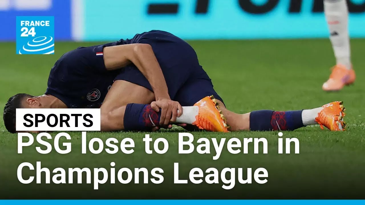 PSG lose to Bayern in Champions League as Dembélé and Hakimi go out injured • FRANCE 24 English