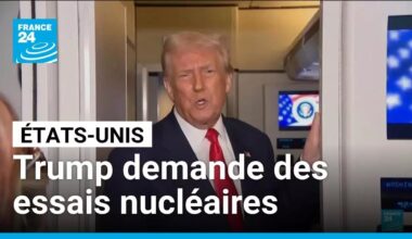 Défié par Poutine, Trump réplique par la reprise des essais nucléaires américains • FRANCE 24