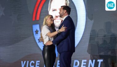 Erika Kirk-JD Vance hug row: Body language expert makes massive revelation about VP's actions