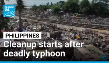 Philippines begins cleanup after Typhoon Kalmaegi leaves dozens dead • FRANCE 24 English