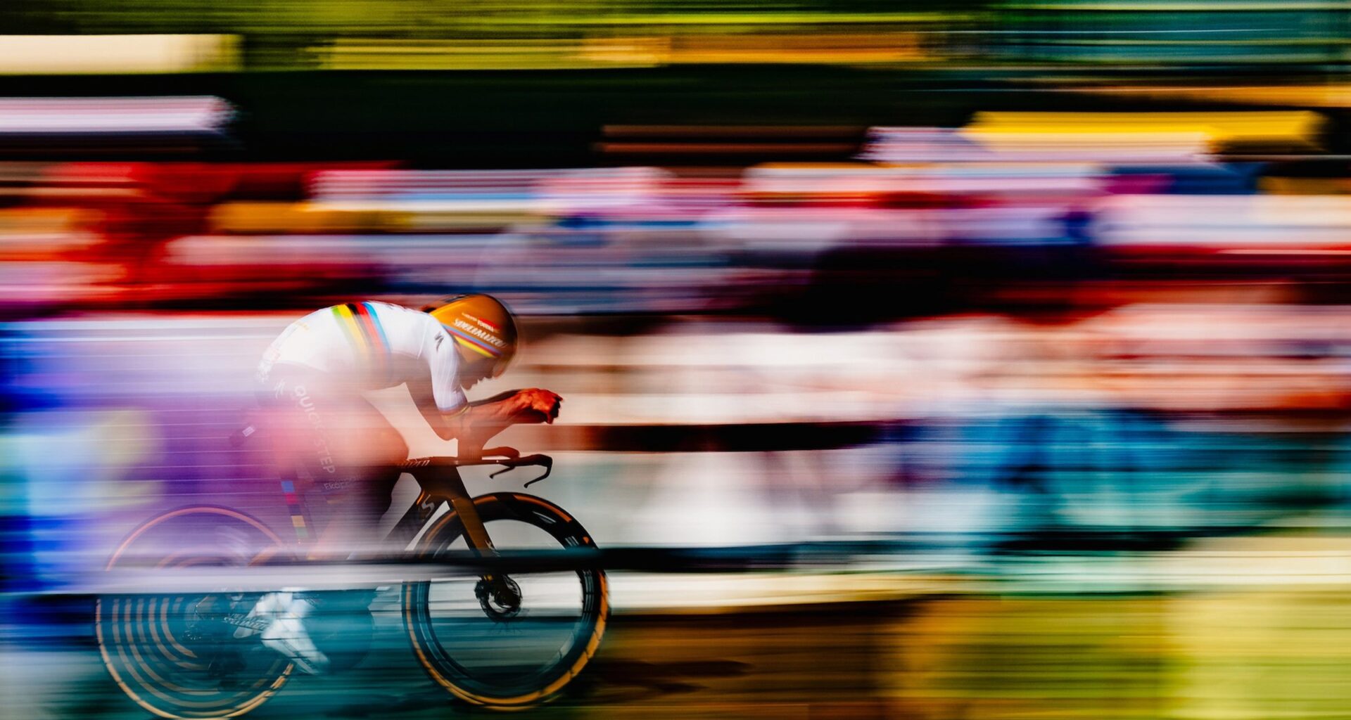 Remco Evenepoel blurred to victory in the stage 5 TT at this year's Tour de France (Photo: Gruber Images)