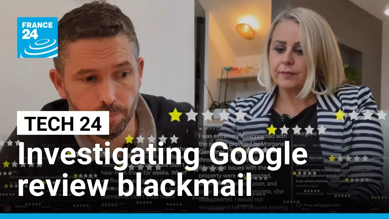 Scammers blackmail small businesses with fake Google reviews • FRANCE 24 English