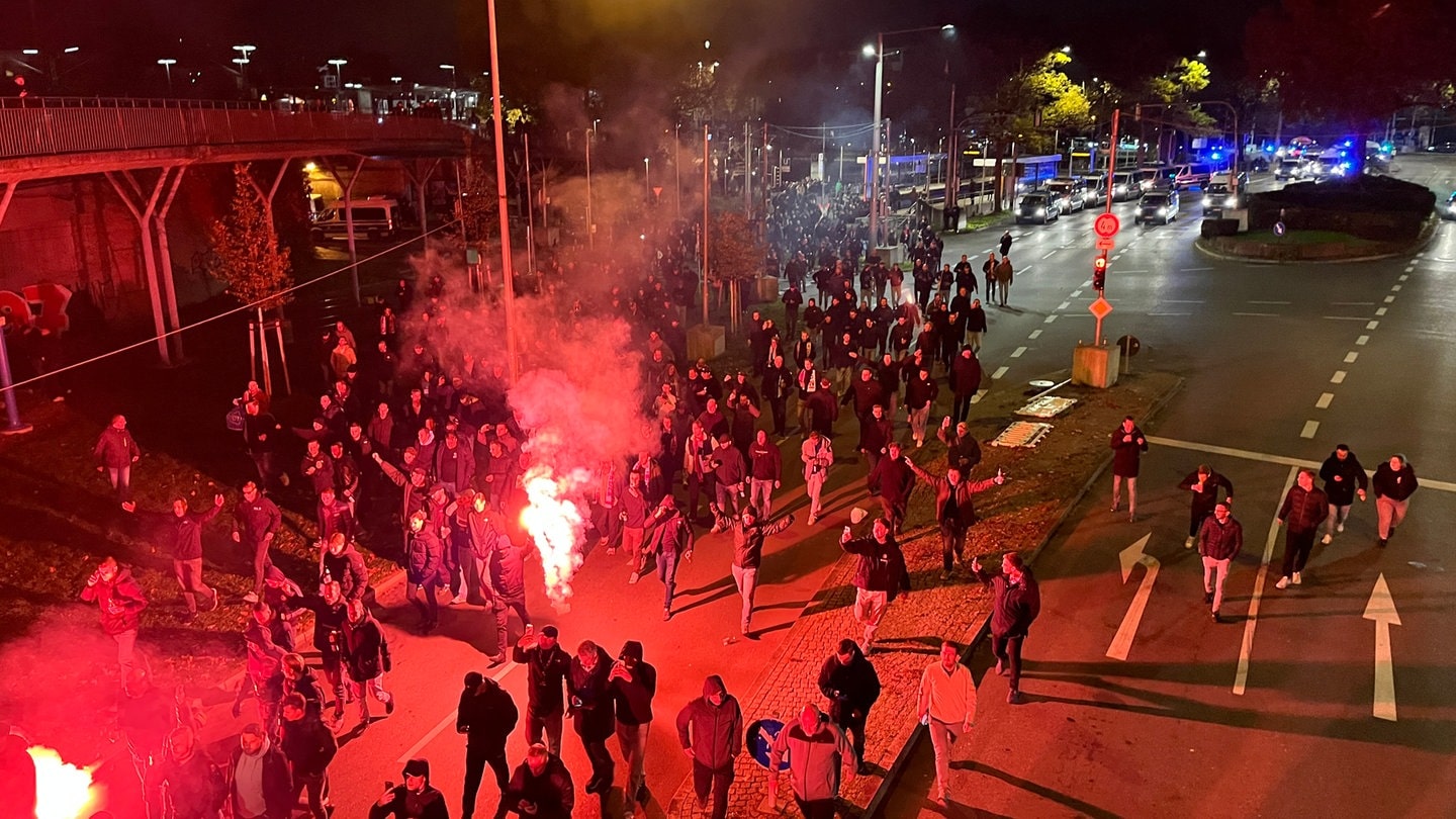 Ausschreitungen beim Europa League Spiel in Stuttgart