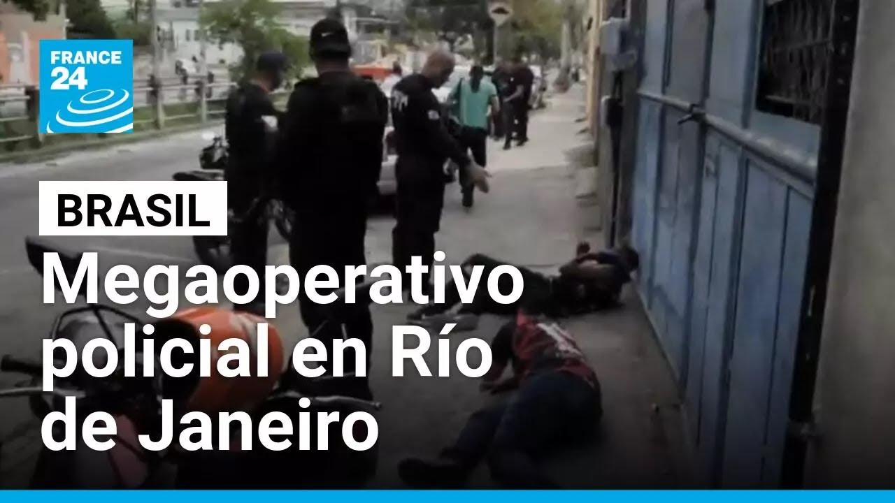 Al menos 64 muertos tras operativo policial en favelas de Río de Janeiro • FRANCE 24 Español