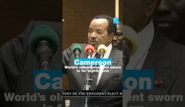 Cameroon: World’s oldest president sworn in for eighth term • FRANCE 24 English