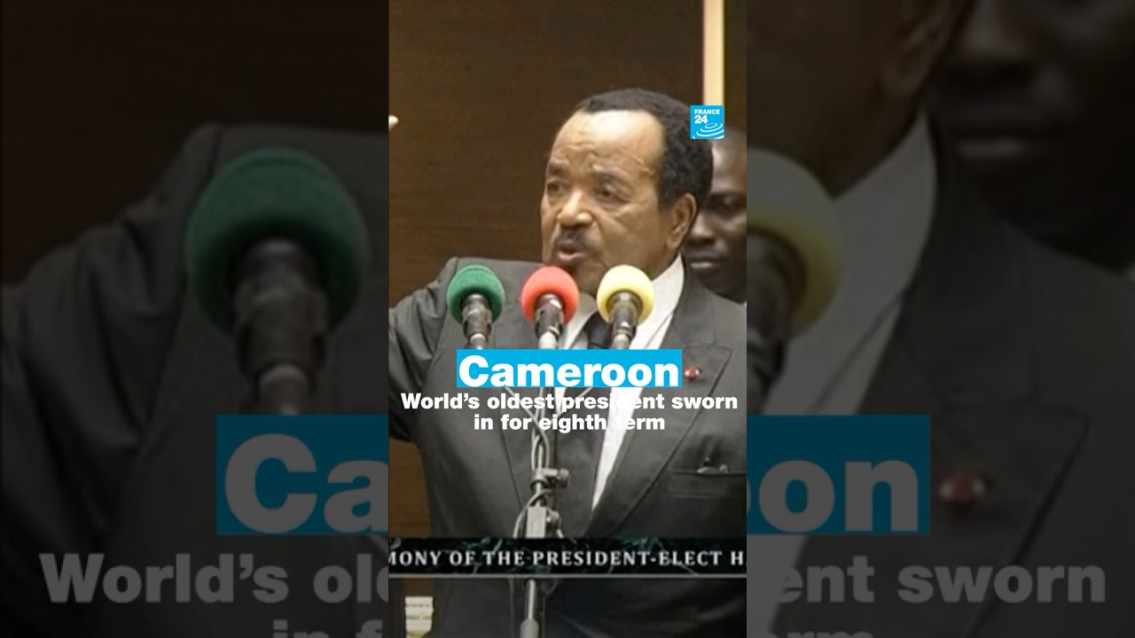 Cameroon: World’s oldest president sworn in for eighth term • FRANCE 24 English