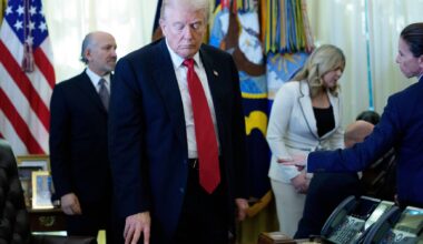 Homem desmaia durante conferência de Trump na Casa Branca sobre fármacos para obesidade