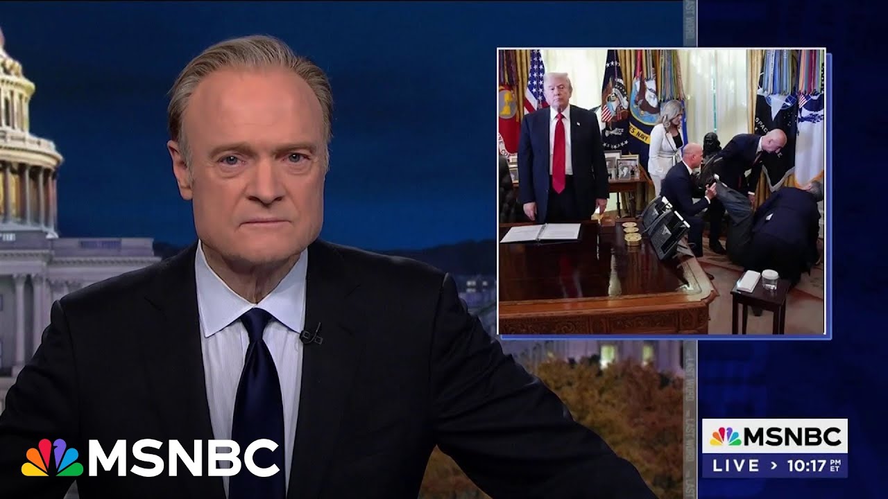 Lawrence: Trump looking away from a man in need should be the portrait for his second term
