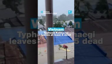 Vietnam: Typhoon Kalmaegi leaves at least 5 dead • FRANCE 24 English